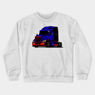 Blue monster Truck Crewneck Sweatshirt